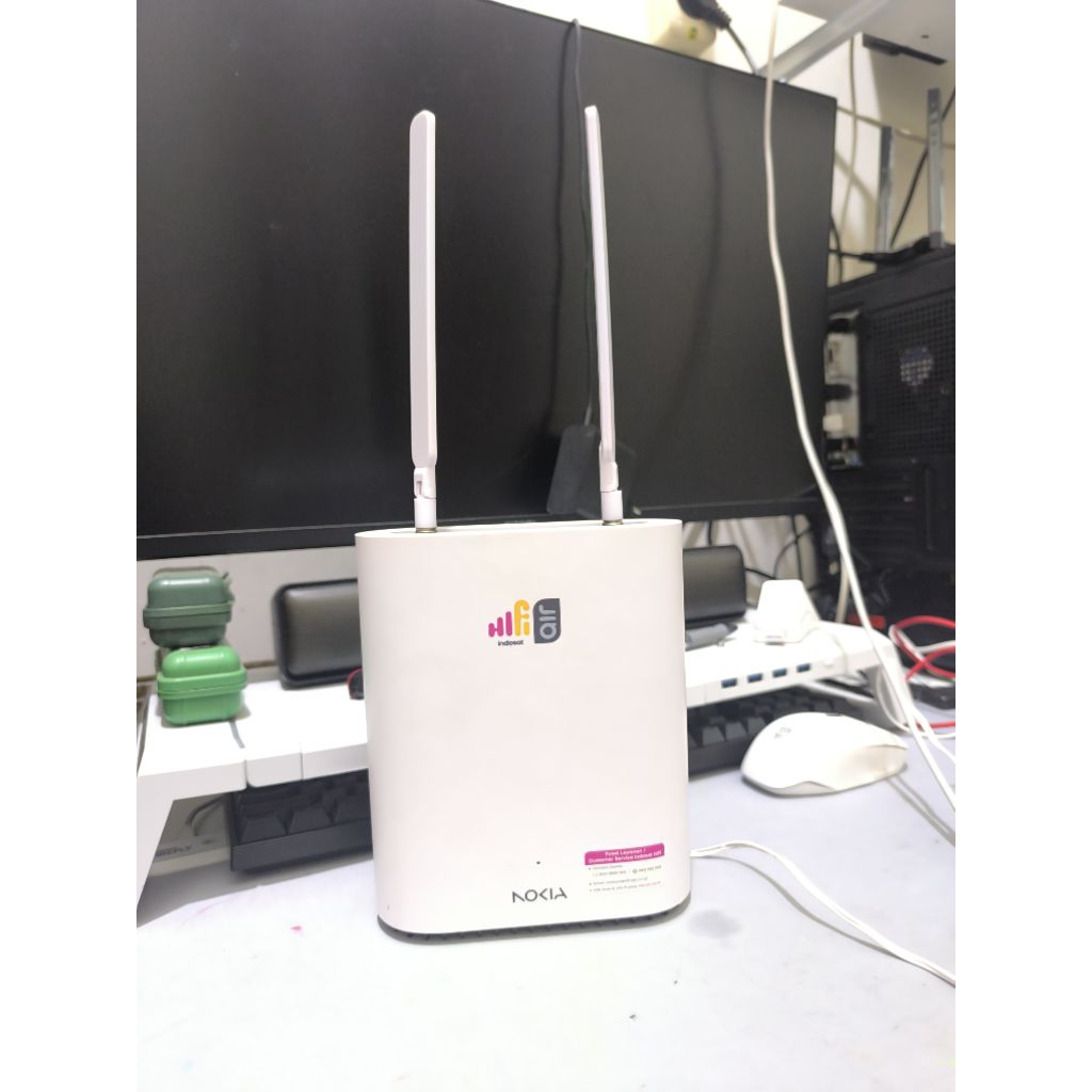 Modem Nokia Fastmile 5G sudah modif antena EXTERNAL dan perdana xl vip90% ppj 25rb