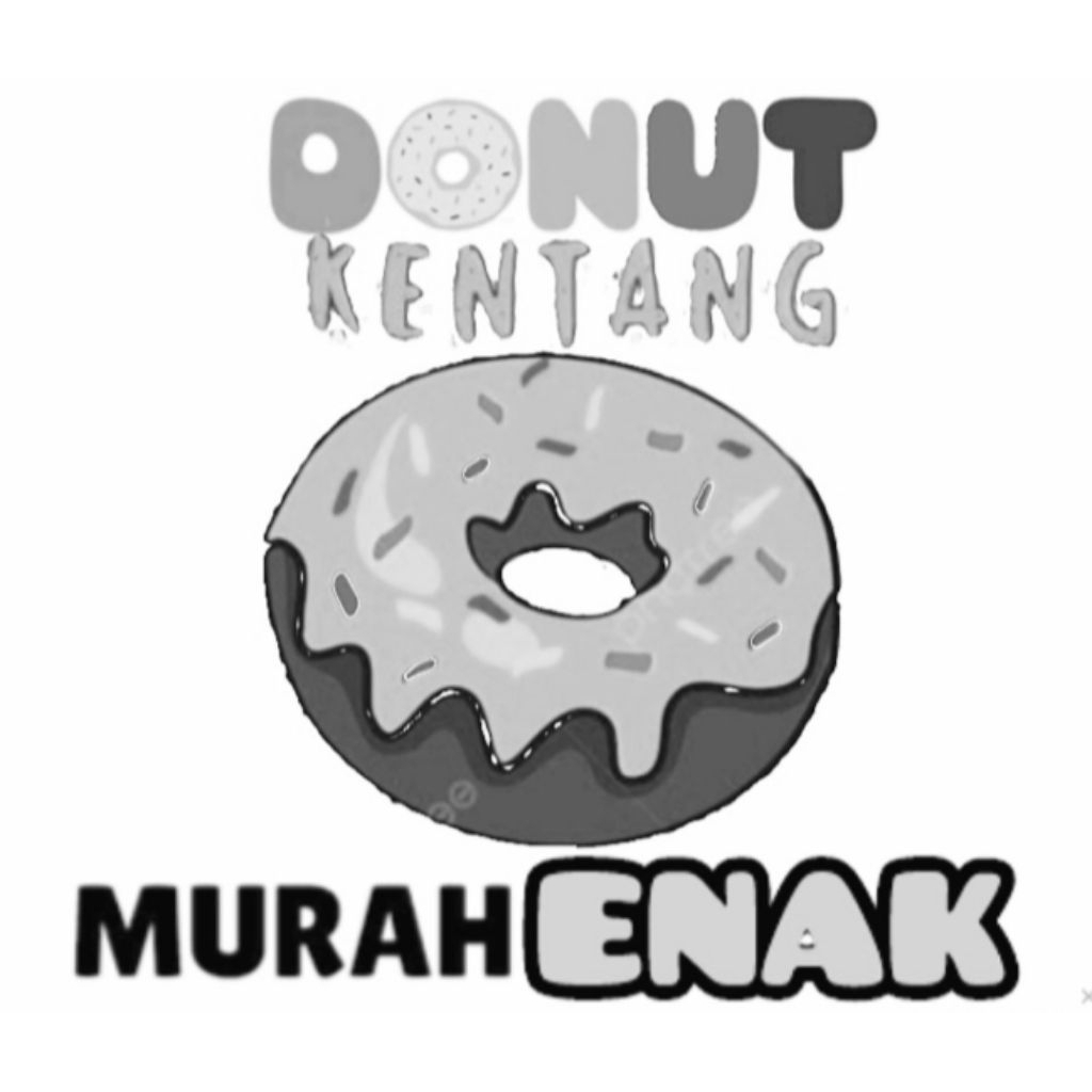 

( 60 PCS ) Stiker Label Bertulis✓ Donut Kentang Murah Enak ✓ Sudah Termasuk Cuting
