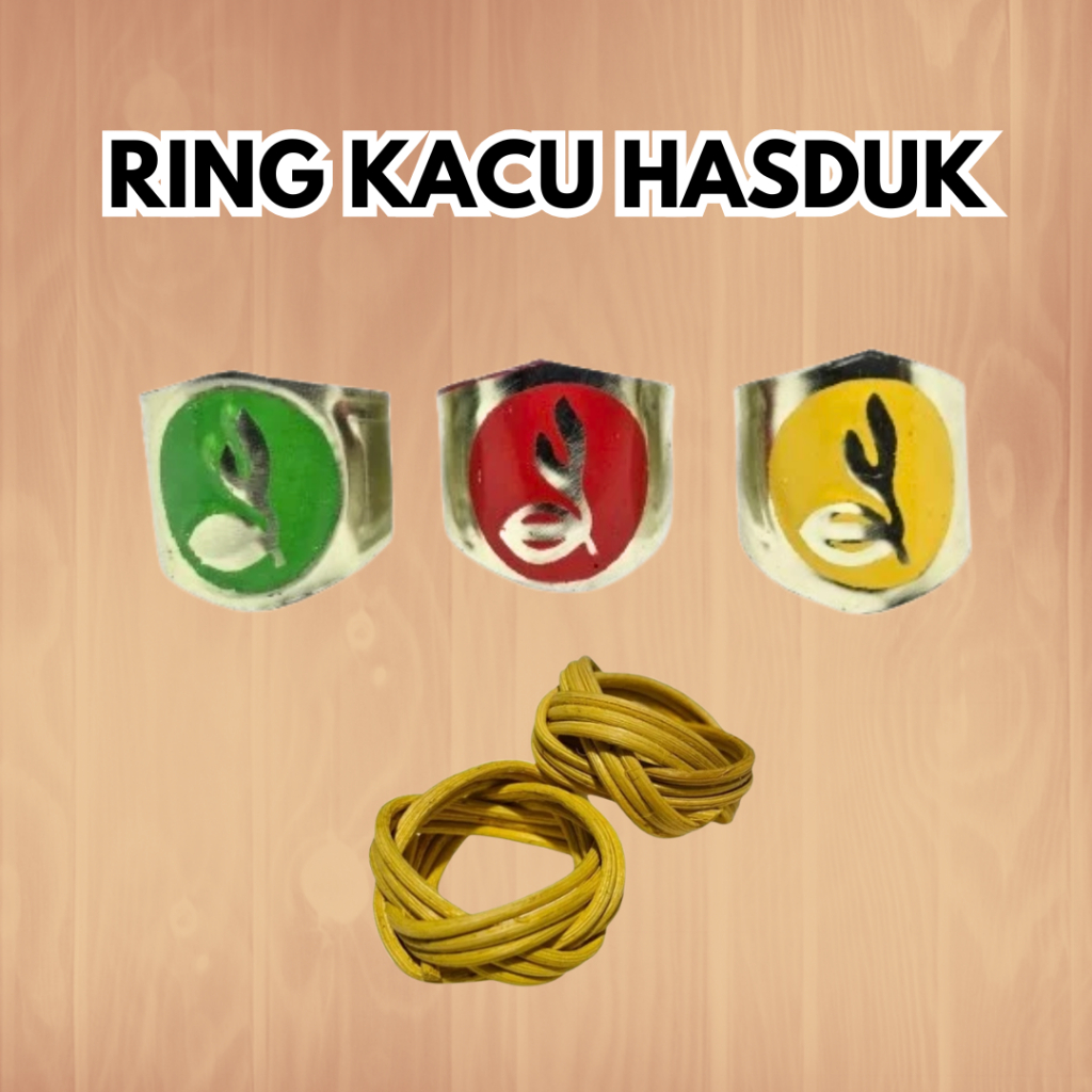 Ring Kacu Hasduk Pramuka Seng dan Rotan Kacu Pramuka Siaga Penggalang Penegak