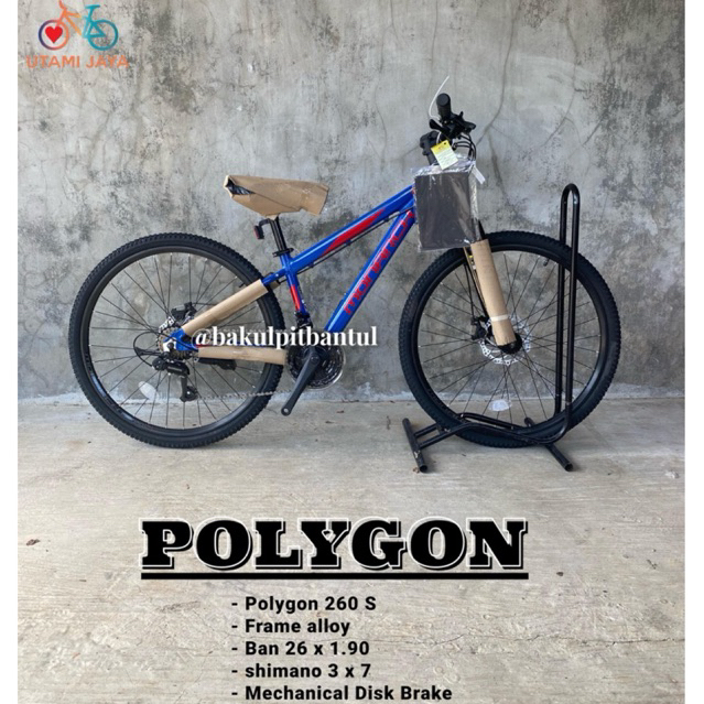 Sepeda MTB Ring 26 Polygon 260 | Sepeda MTB Polygon 260 Ukuran 26 inch