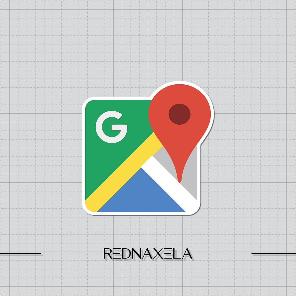 

Stiker Vinyl Google Maps Logo Stiker Koper Outdoor Sticker