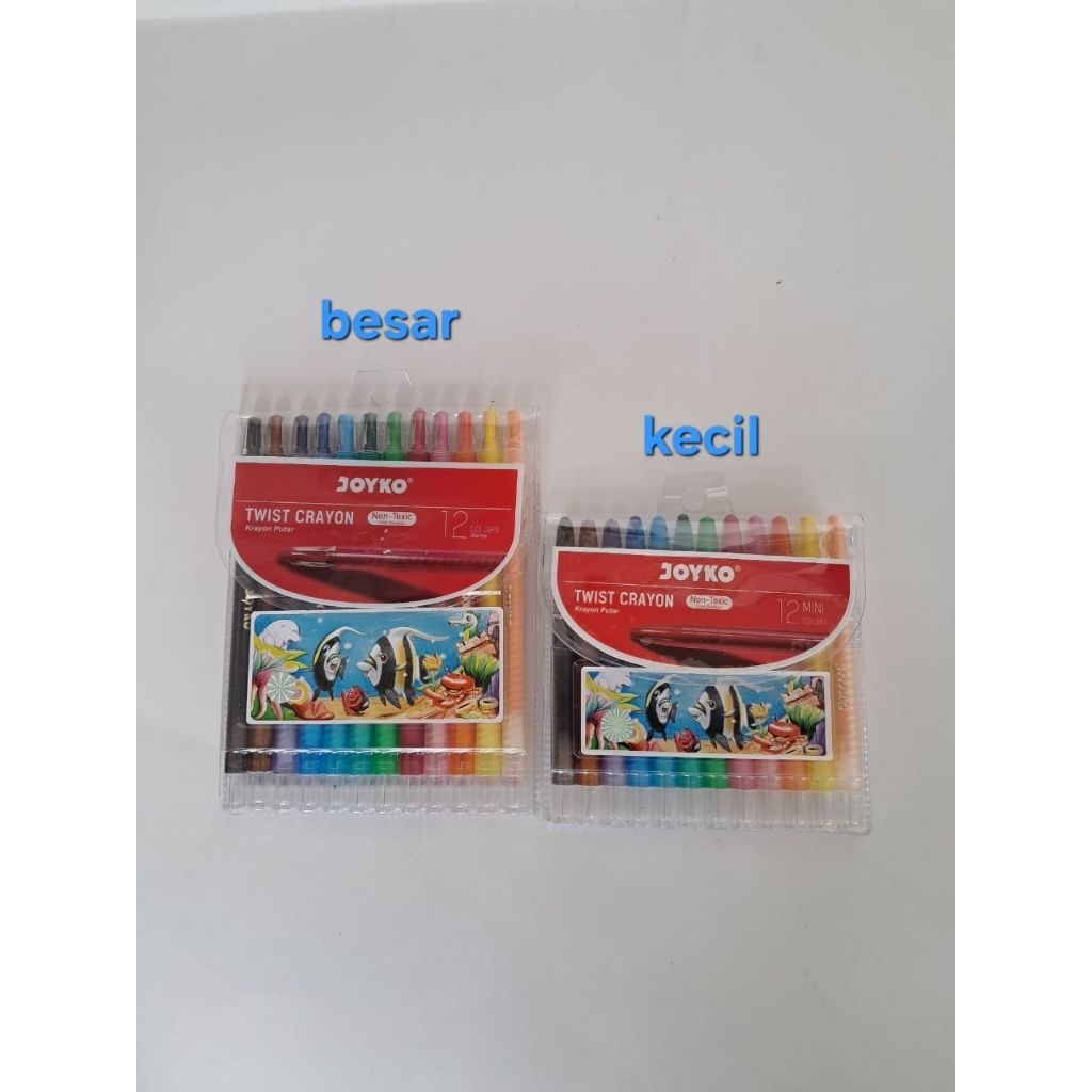 

Rolling crayon joyko twist crayon/ krayon putar 12 Warna