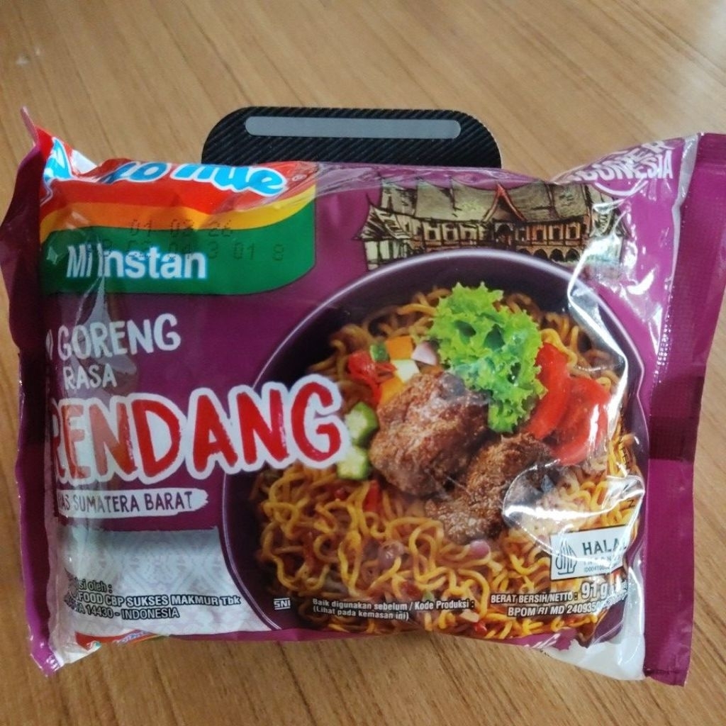 

Indomie goreng rendang 91gr