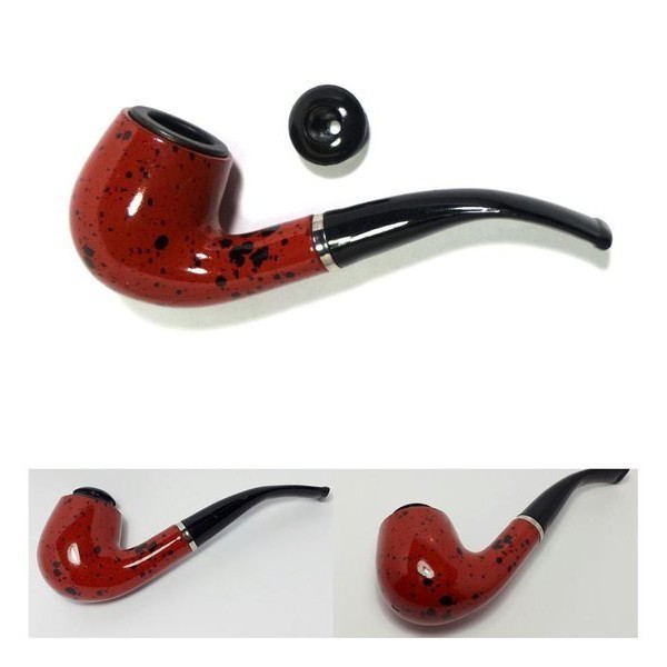 Pipa Cangklong Kayu Cokelat Pipa Filter