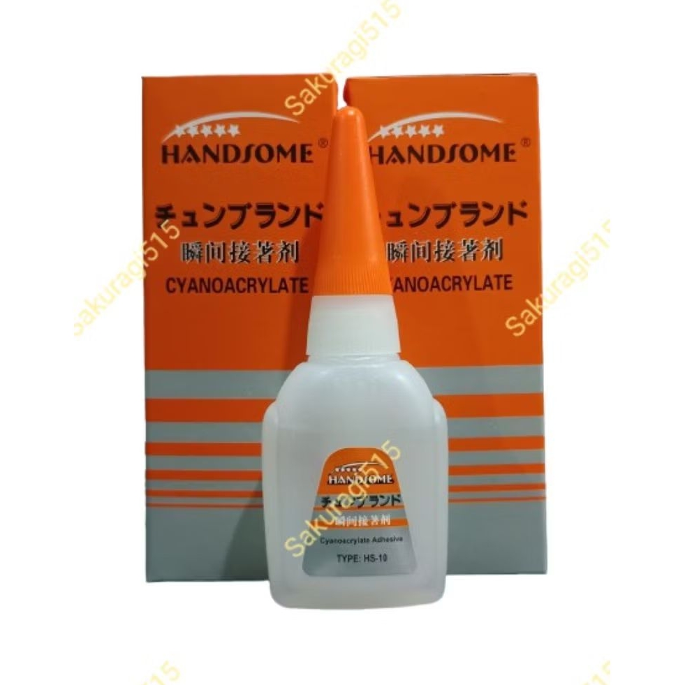 

KHUSUS 1PC / Lem Cair Handsome Tutup Kuning / Lem Super/ Lem Tetes/ Lem Korea