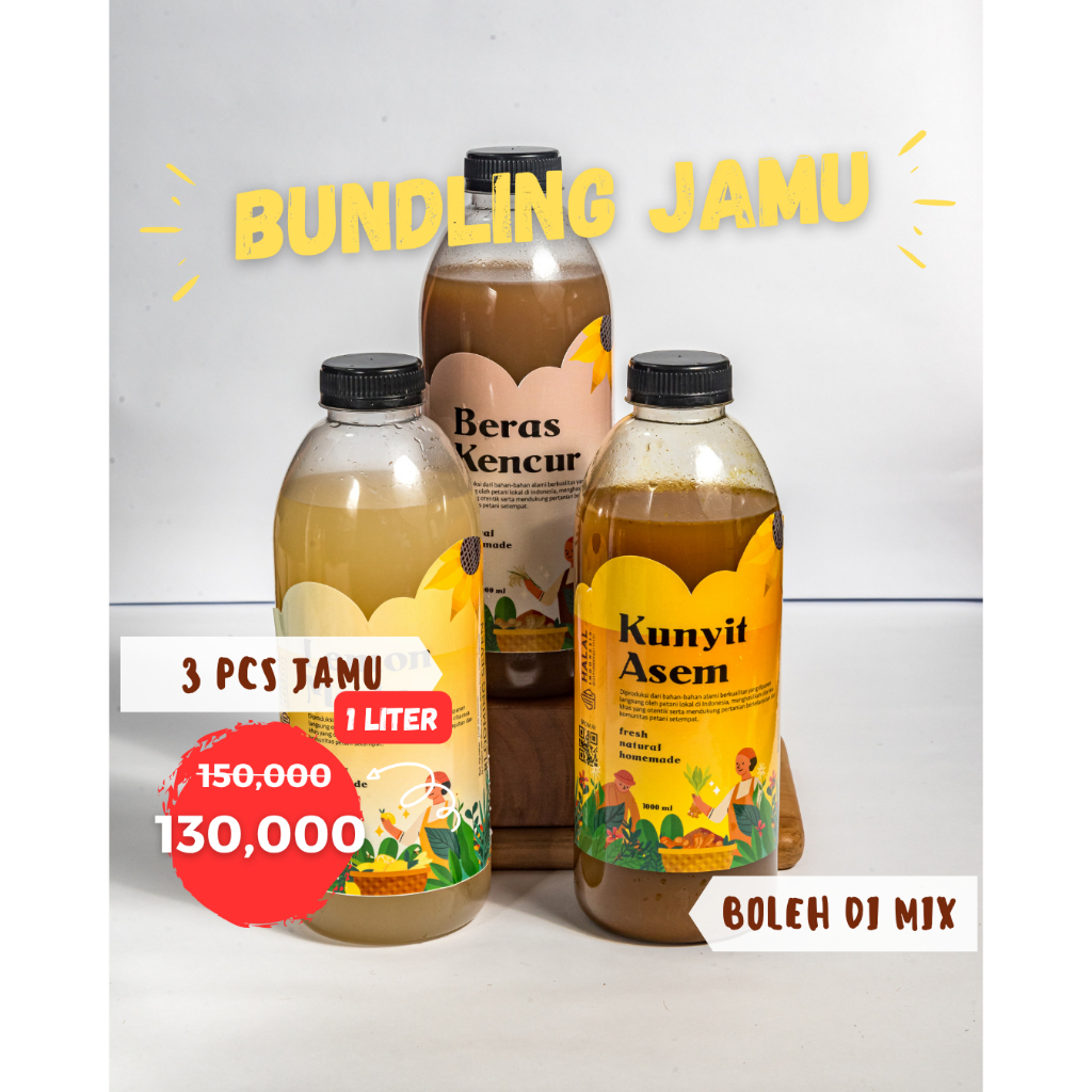

Bundling Jamu - 3 Pcs 1 Liter (Boleh Mix)