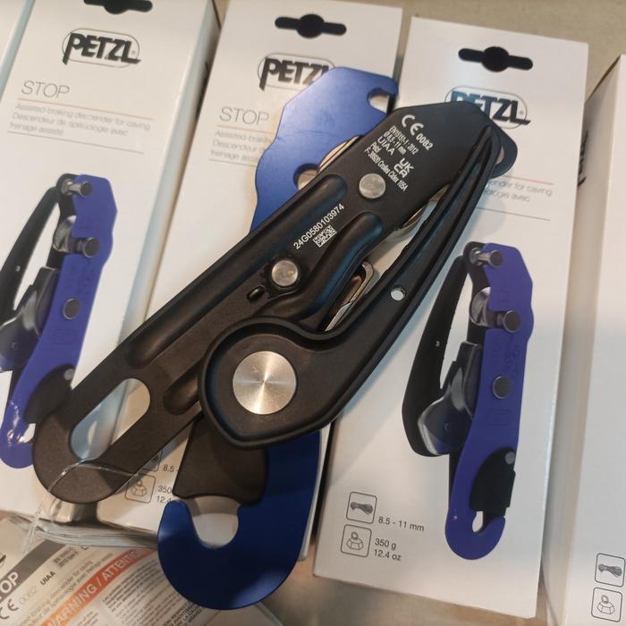 PETZL Auto Stop Descender - Assisted Braking Descender For Caving 100% Original