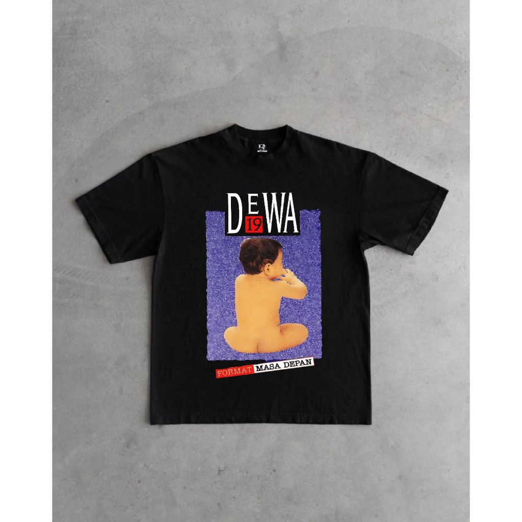 KAOS DEWA 19 FORMAT MASA DEPAN / KAOS BAND DEWA 19