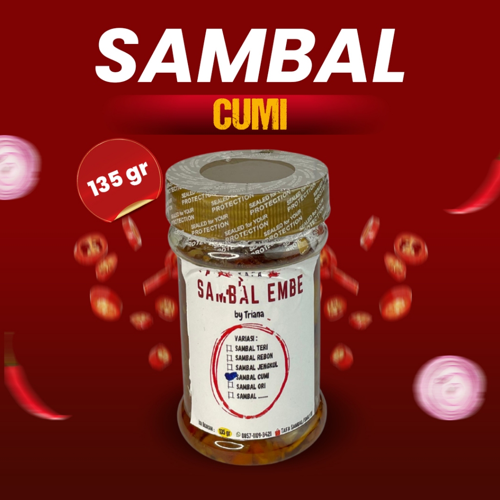 

Sambal embe varian cumi pedas gurih cocok untuk lauk bikin nagih