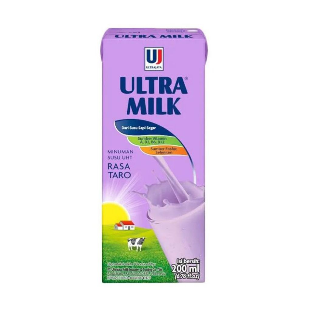 

susu ULTRA MILK UHT Taro 200mL
