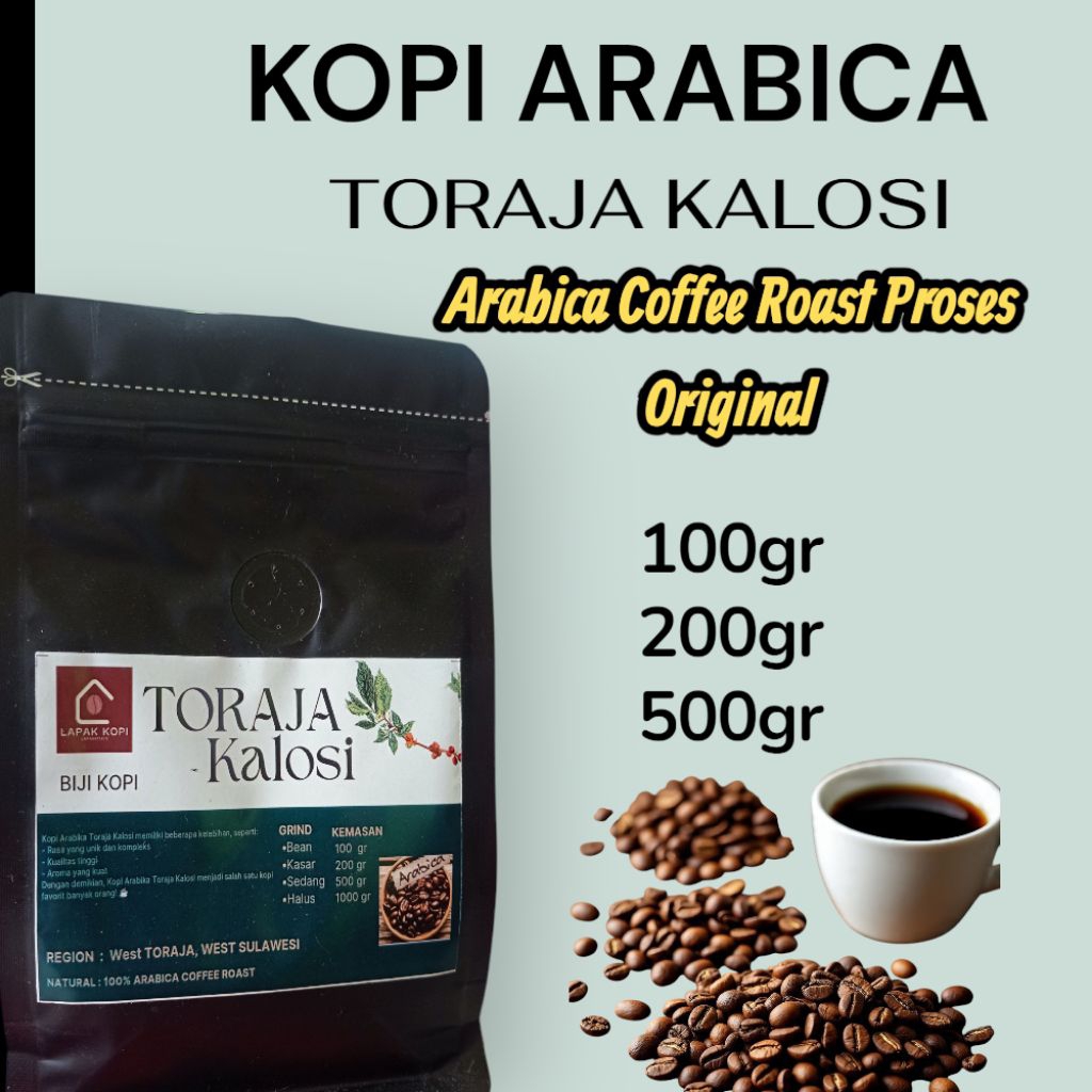 Kopi Arabica TorajaKopi Toraja KalosiKopi Toraja Natural ProcessKopi Arabica Sulawesi
Kopi Toraja As