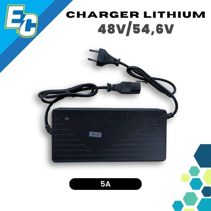 Charger Lithium 48V/54.6V 5A (dgn fan) NEW