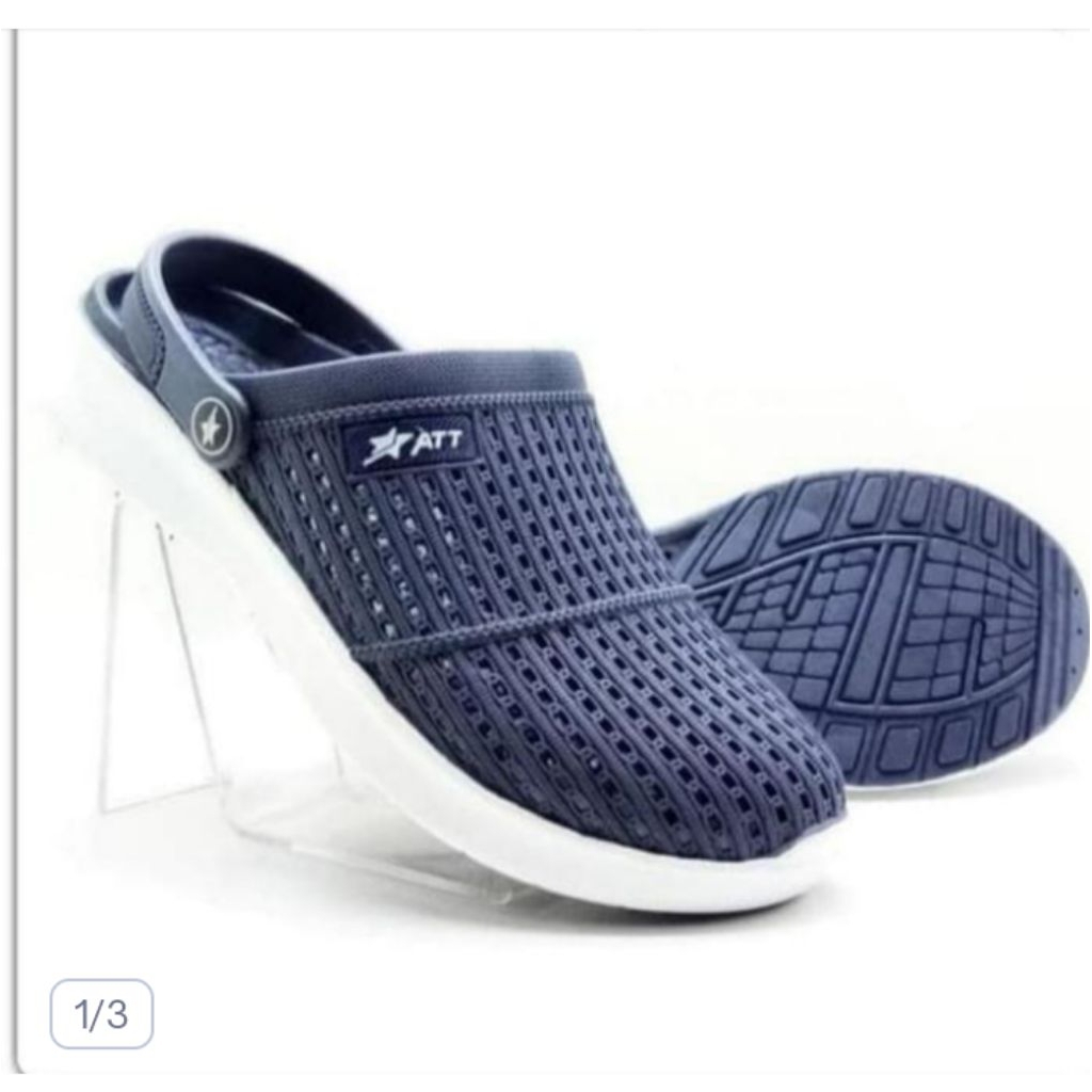 sepatu sandal att pria dewasa bahan karet anti slip