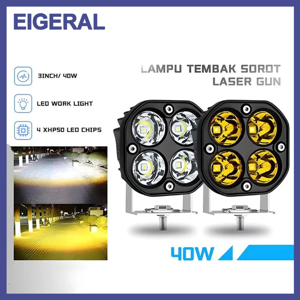 1pcs 40watt truk Lampu Tembak 24 Volt/lampu Sorot 24 Volt/lampu Tembak 12 Volt/lampu Tembak Mata 4/ 