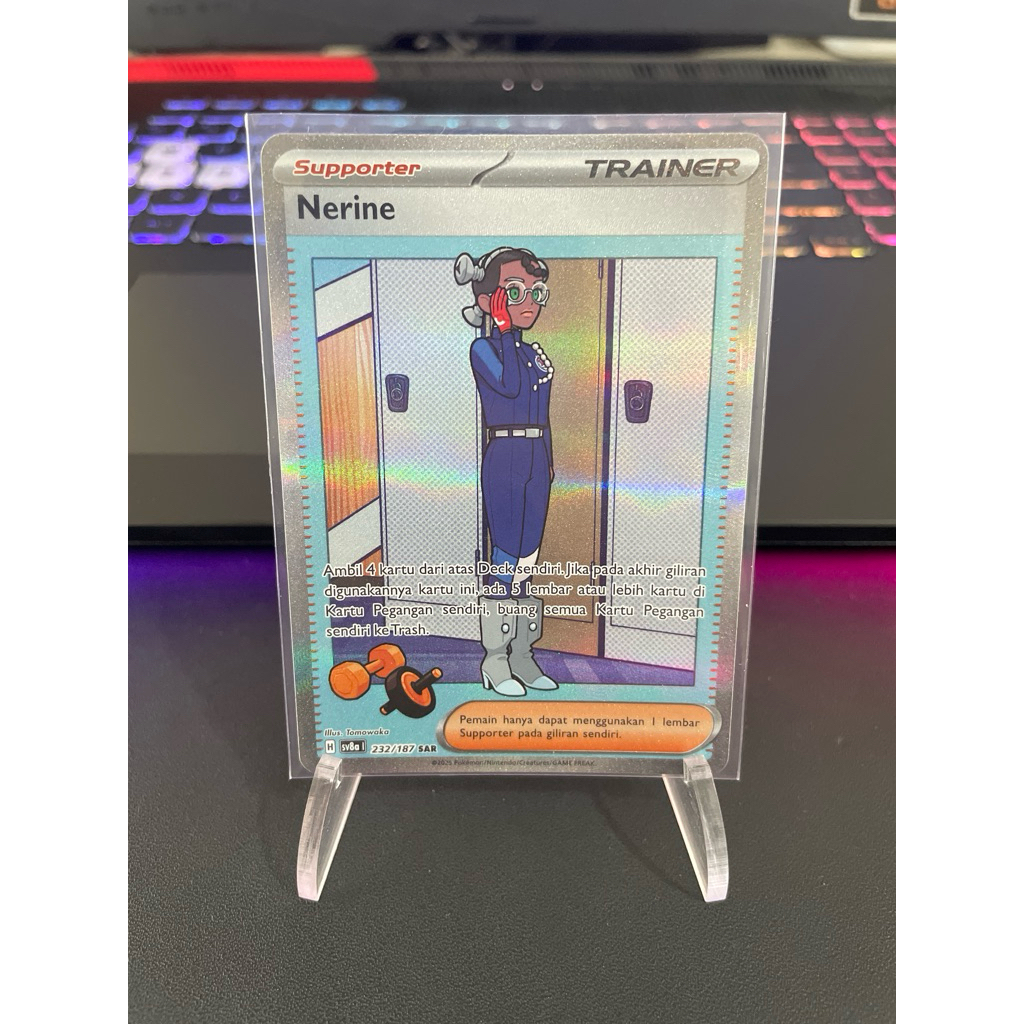 Pokemon TCG Indonesia sv8a Trainer Nerine 232/187 SAR