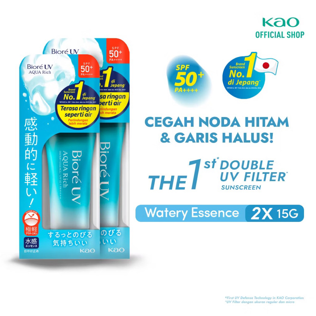 Biore sunscreen uv spf 50+