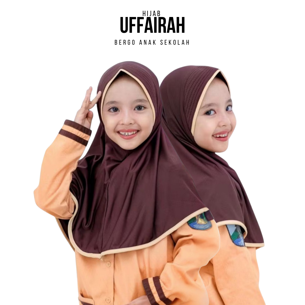 Hijab Bergo Anak Sekolah SD / Kerudung Anak Pramuka