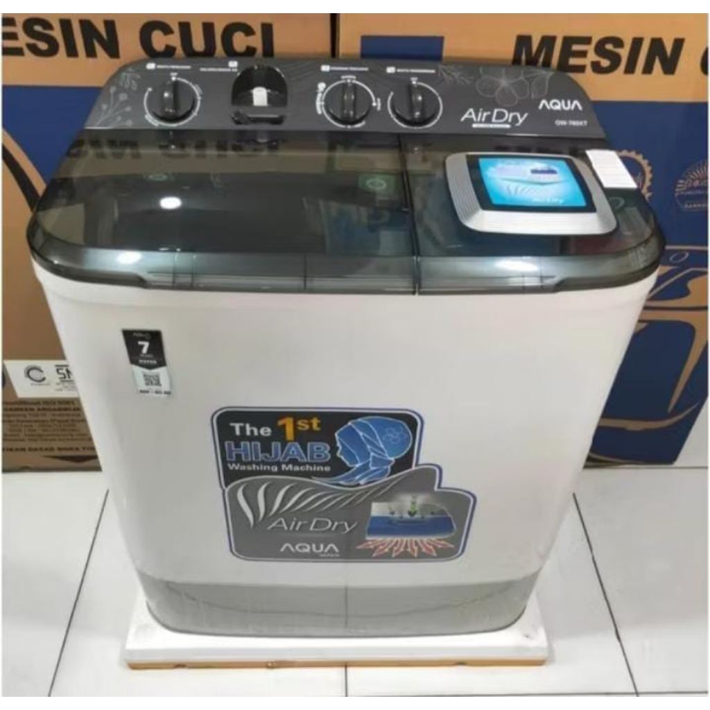 MESIN CUCI 2 TABUNG AQUA 14KG
