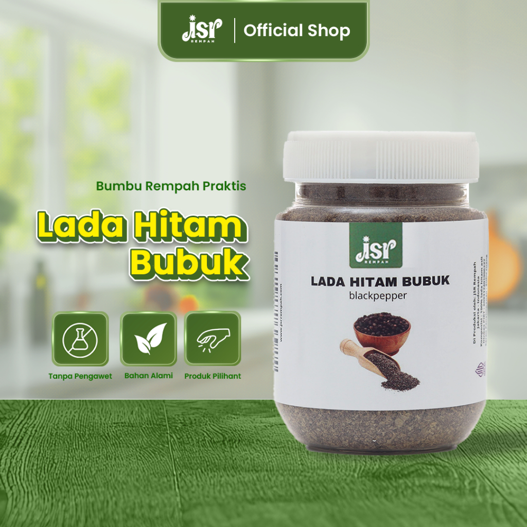 

Jsr Rempah Lada Hitam Bubuk 100 Gram