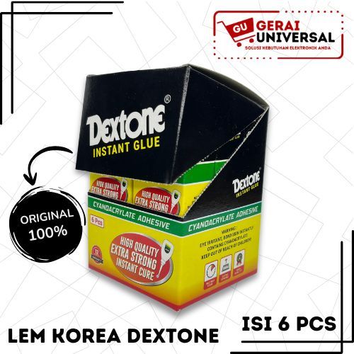 

Lem Korea Dextone Cyanoacrylate Instant Glue 15 Gram