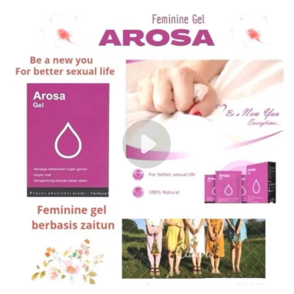 Arosa benostan feminin gel box  isi 10 sachet