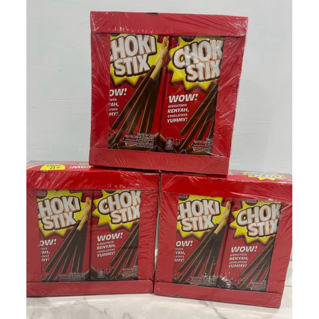 

CHOKI STIX @24gr ISI 12 PCS/ BUNGKUS