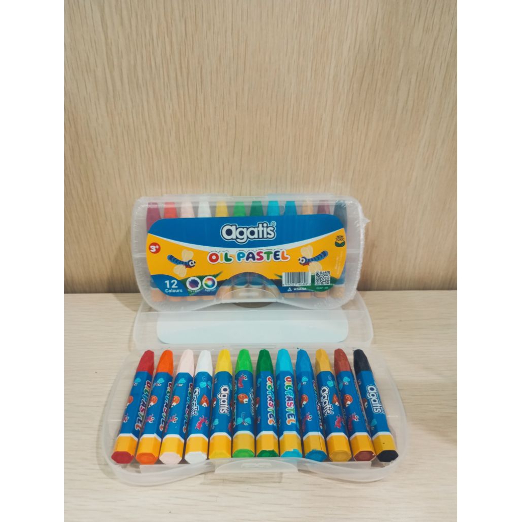 

(OIL PASTEL) CRAYON 12 WARNA AGATIS