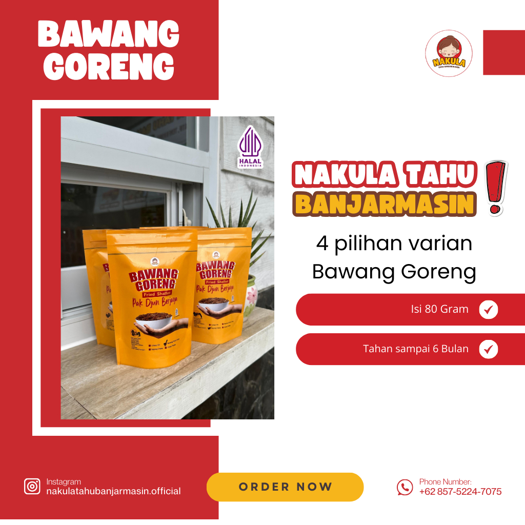 

BAWANG GORENG CRISPY | Nakula Tahu Banjarmasin
