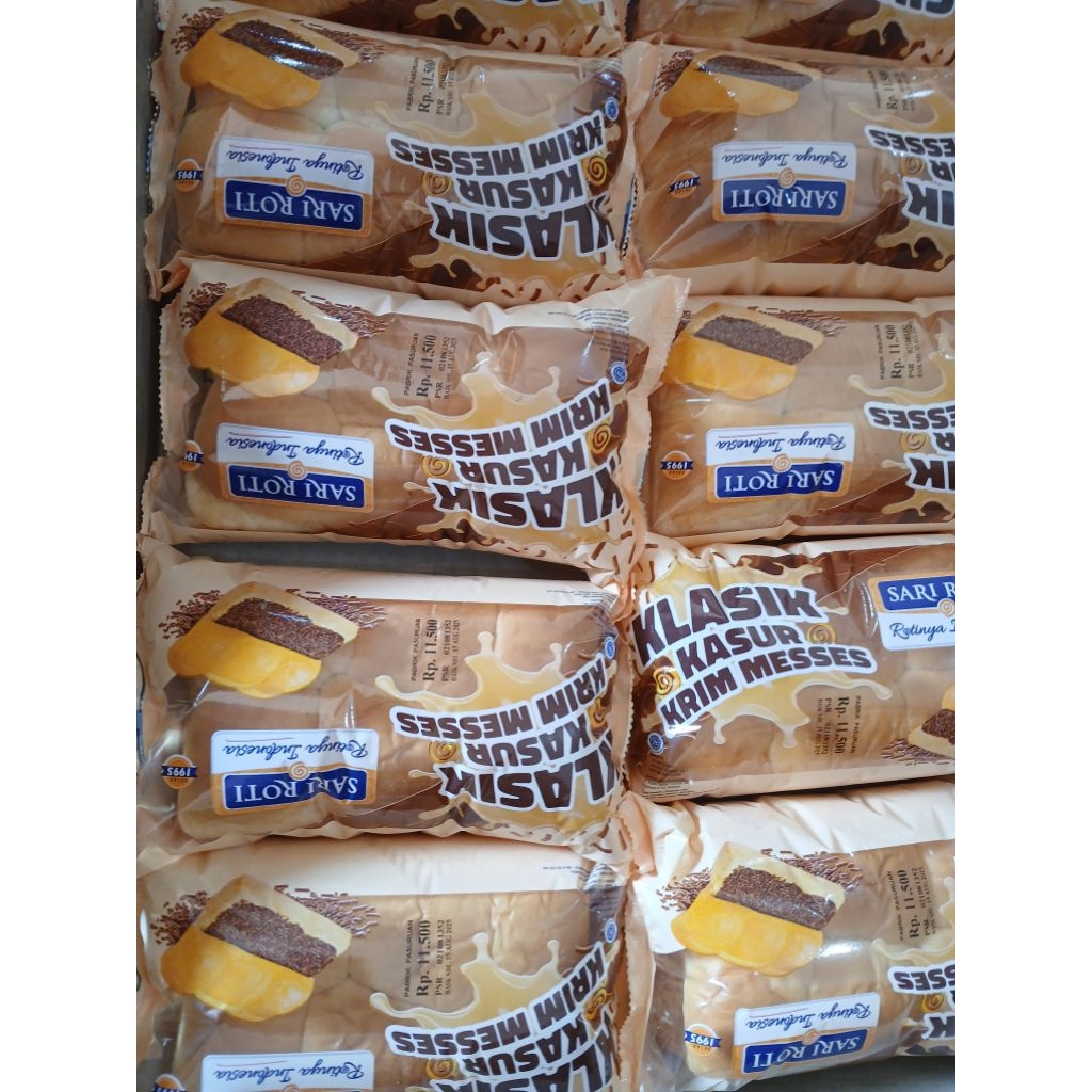 

sari roti klasik kasur krim messes