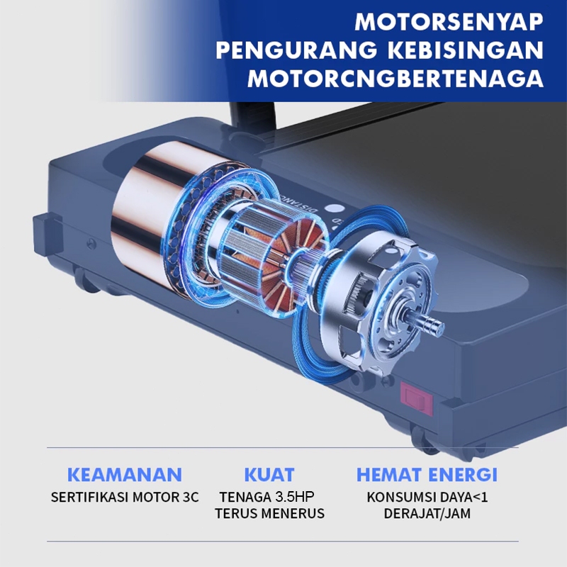 Ready Stock JF Running Pad Treadmill Walking Pad Running Pad Elektrik Treadmill Elektrik Alat