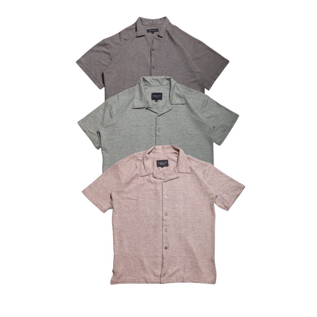 KEMEJA RAJUT / KEMEJA PRIA / CASUAL /  V SS NAPOLI