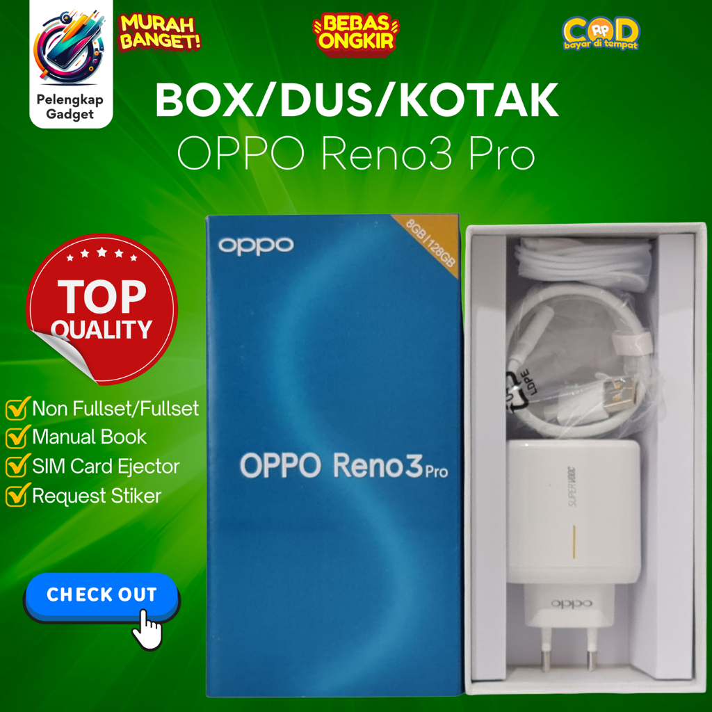 

BOX/DUS/KOTAK OPPO Reno3 Pro (CHARGER SUPER VOOC 65w ORIGINAL)