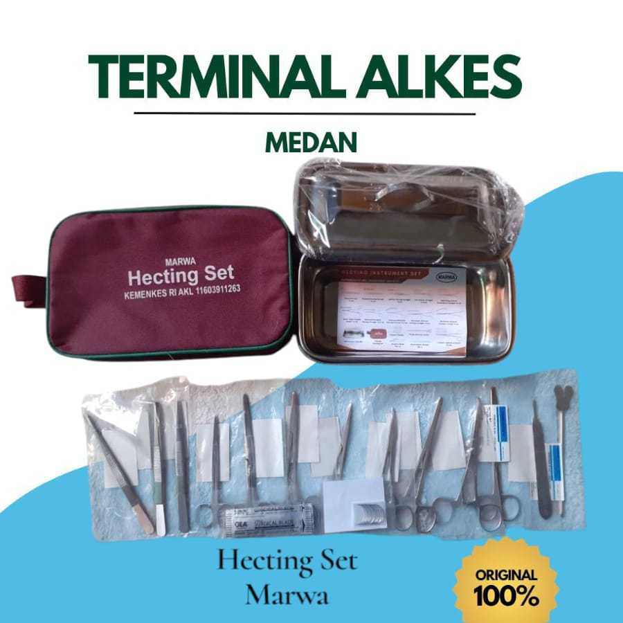 Hecting Set MARWA / Heacting Instrument Set Komplit MARWA Hecting Set