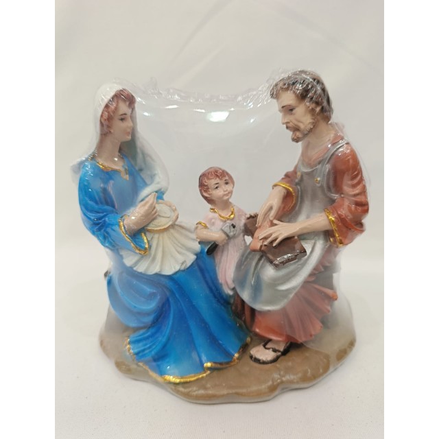 Yeraya Patung Keluarga Kudus Menjahit 16cm patung keluarga yesus patung maria yesus dan yosef patung