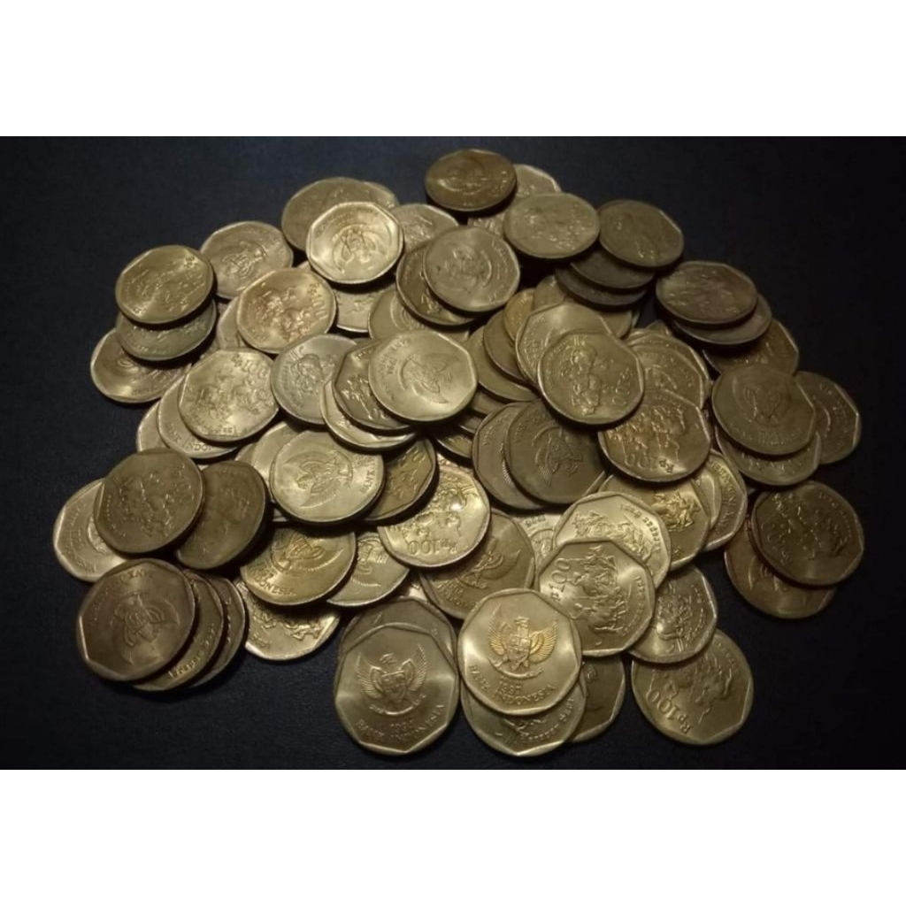 uang kuno 100 rupiah Koin karapan sapi