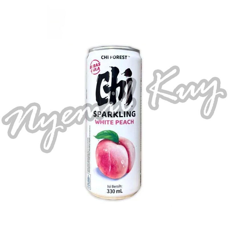

CHI Forest Sparkling Water Bebas White Peach 330ml - Minuman Soda Rasa Persik