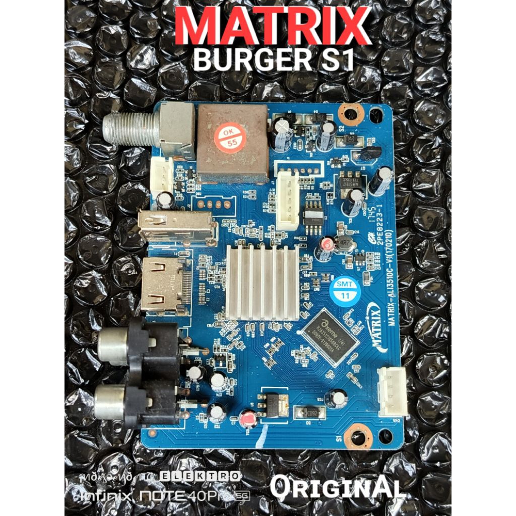 MPEG Reciver Matrix burger S1   Mesin Reciver parabola matrix burger S1   Mpeg Matrix burger s1