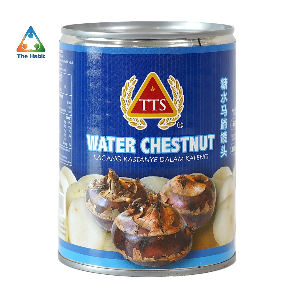 

(The Habit) Tts Canned Water Chestnut Whole Peeled 567 Gr