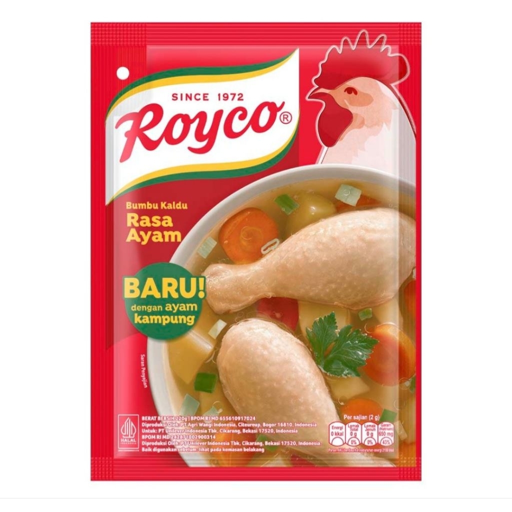 

Royco Bumbu Kaldu Rasa Ayam 220gr
