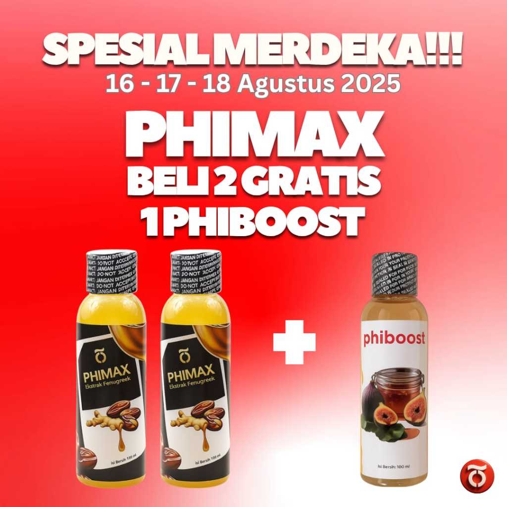 

PROMO PHIMAX 2 + GRATIS 1 PHIBOOST — periode terbatas