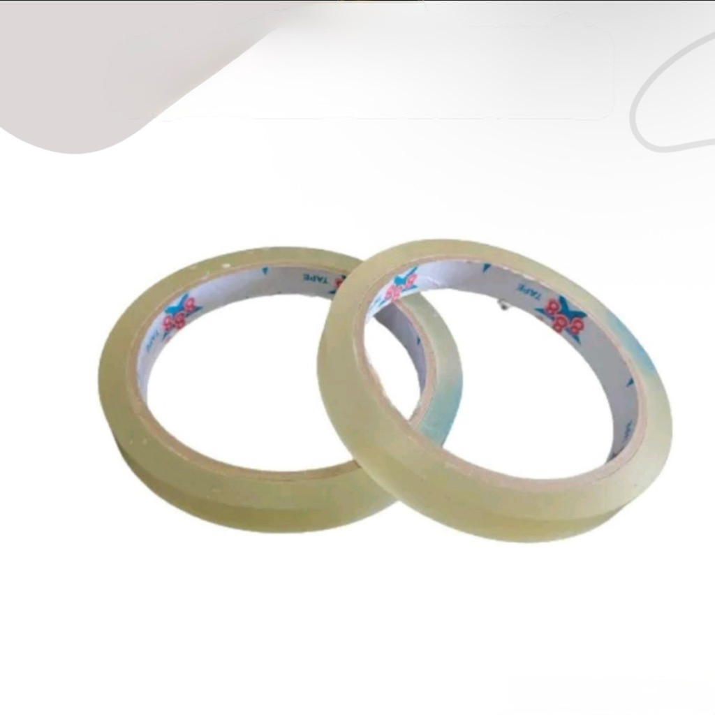 

3 PCS Solatip Solasi Isolasi Bening Kecil 12 MM X 72 Yard