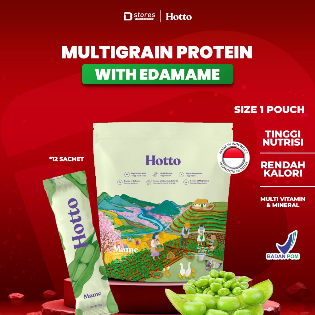 

Hotto Mame Multigrain Protein with Edamame