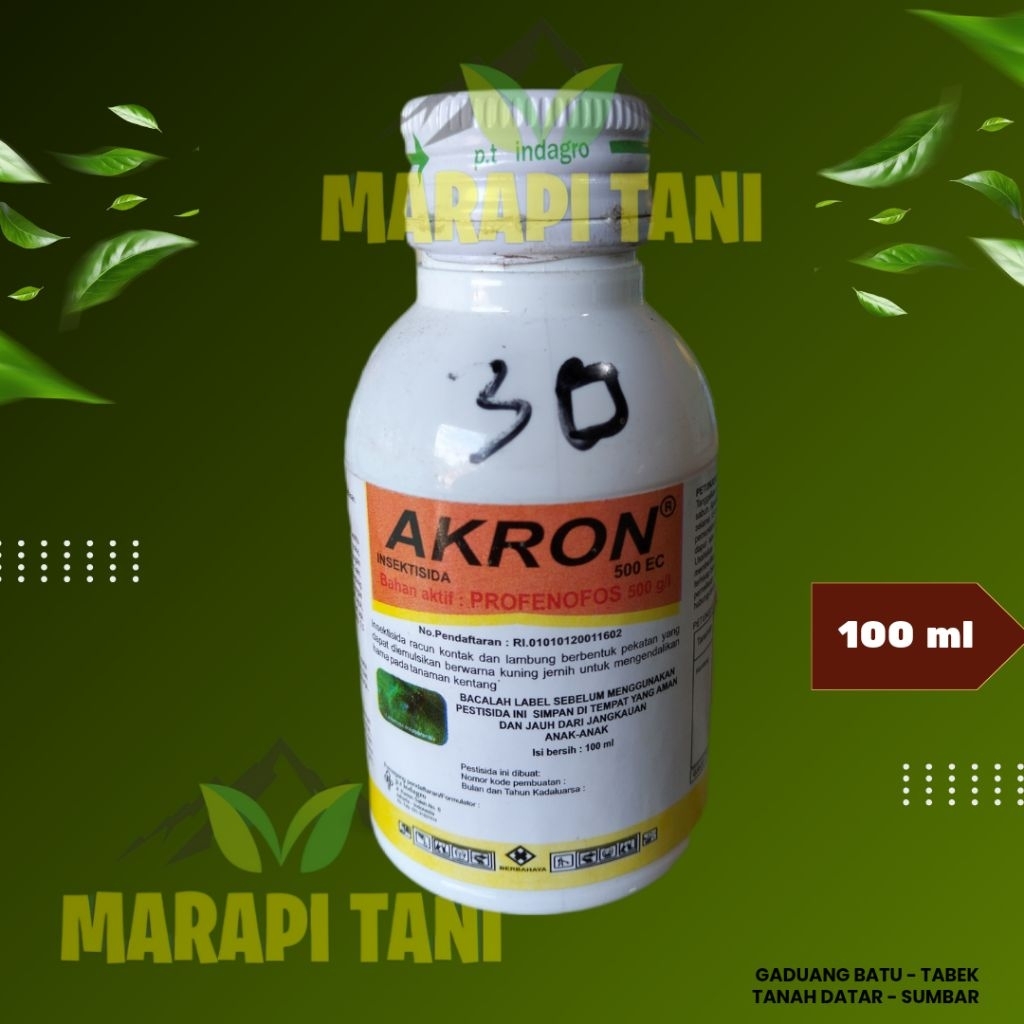 AKRON 500ec 100ml-250ml - INSEKTISIDA PROFENOFOS 500g/l