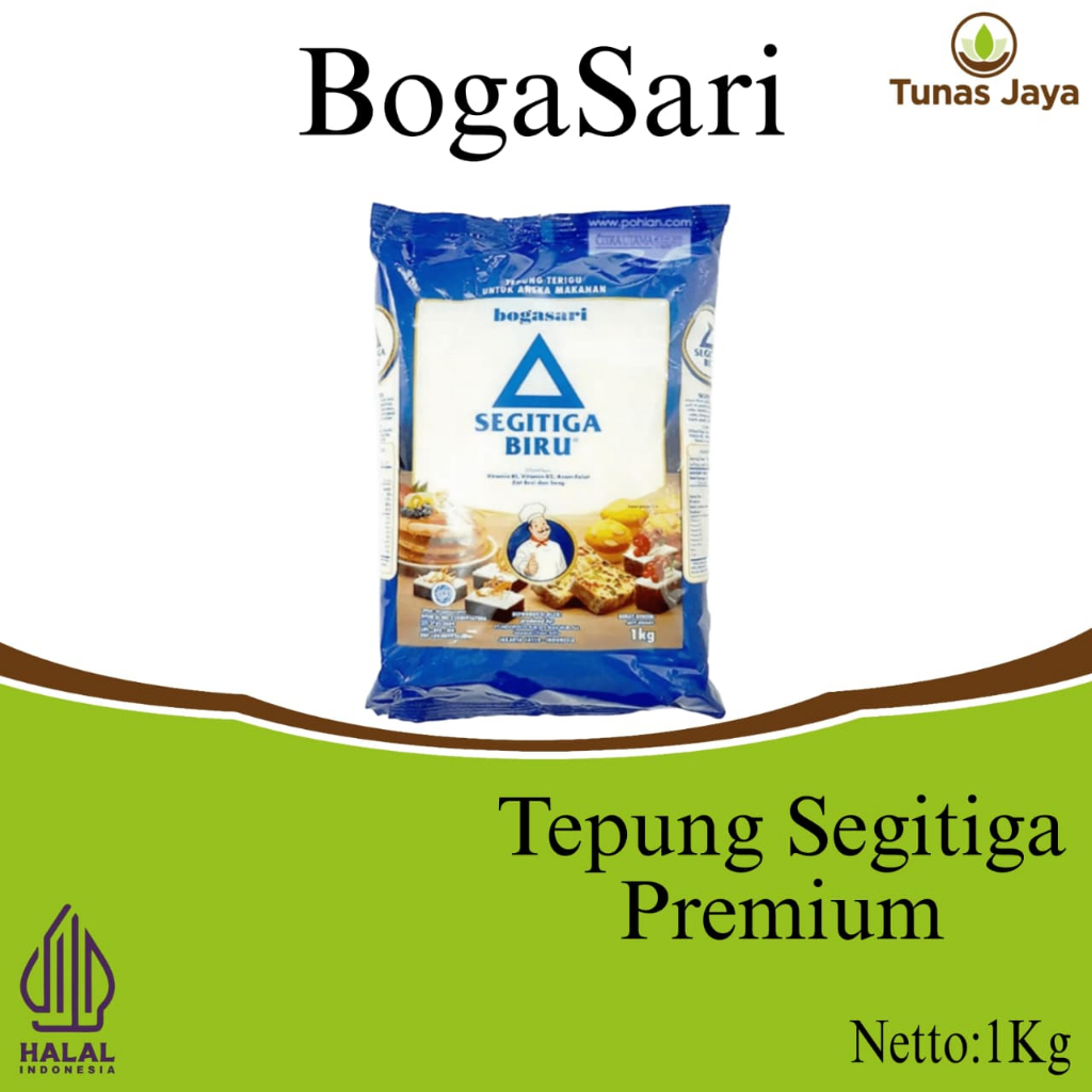 

Tepung Segitiga Premium 1kg/ Tepung Protein Sedang