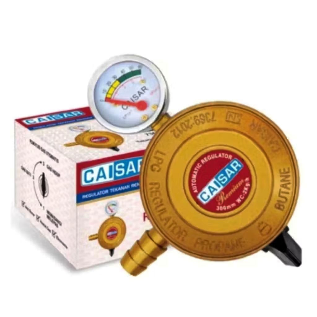 Caisar Premium Regulator Gas Tekanan Rendah / Regulator Meter Tekanan Rendah Caisar