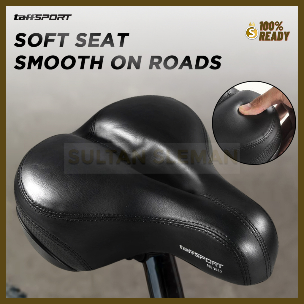 [PROMO] Sadel Sepeda / Jok Sepeda Kulit Empuk MTB Roadbike Commuter Fixie / Jok Sadel Sepeda Empuk