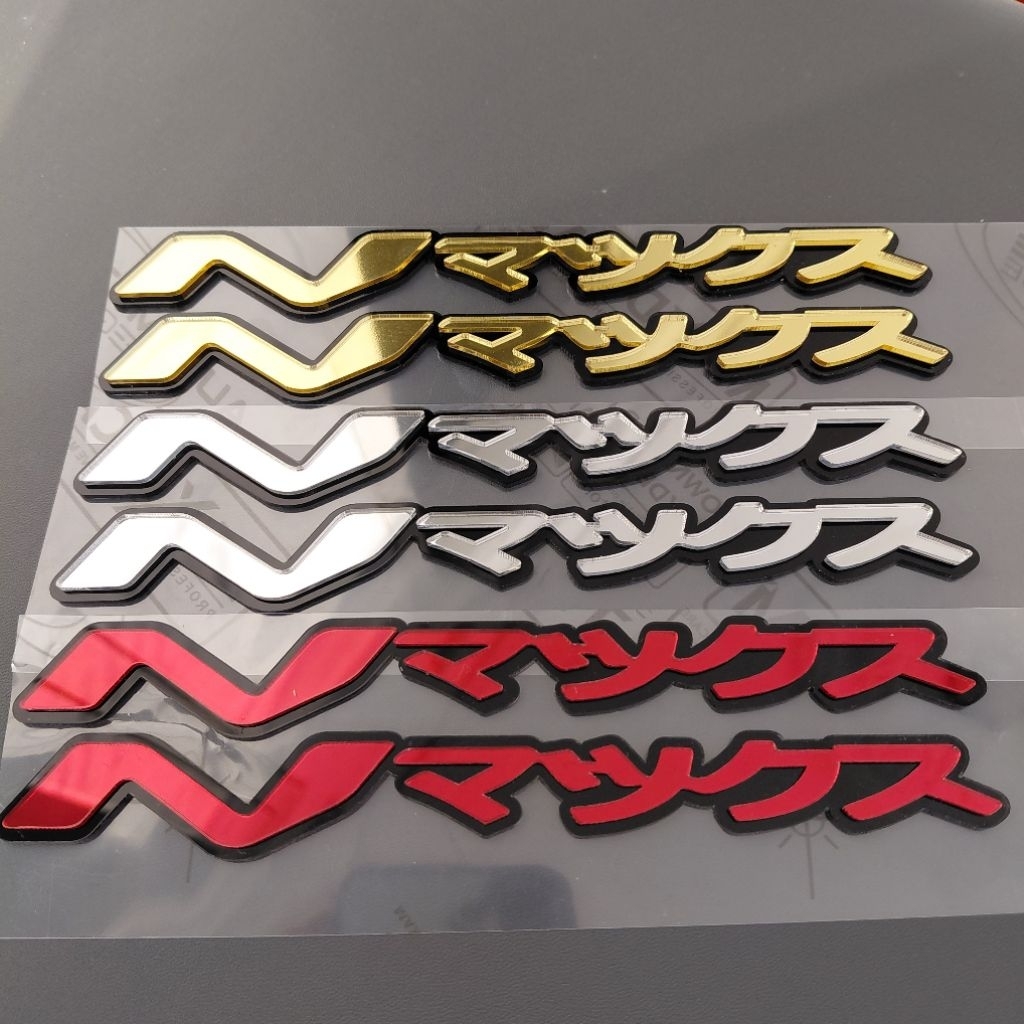 emblem nmax japan akrilik emblem logo nmax