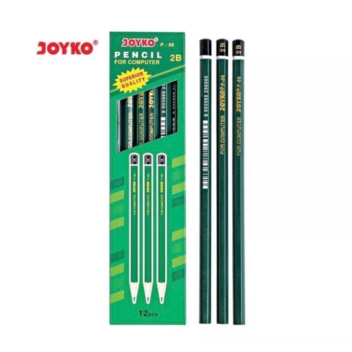 

PACK PENSIL 2B GREEN P-88 ISI 12PCS