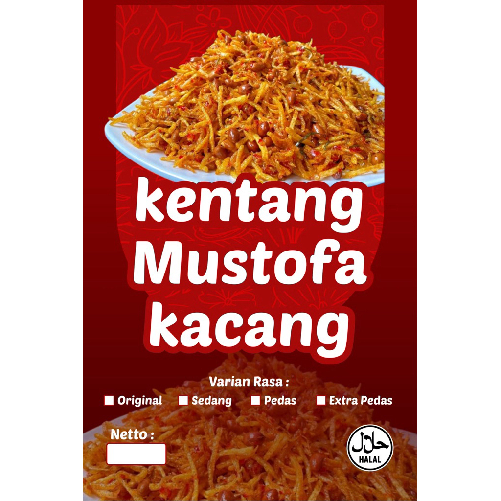 

kentang Mustofa 200gr & 350gr-kentang Mustofa kacang-kentang Mustofa kacang pedas manis