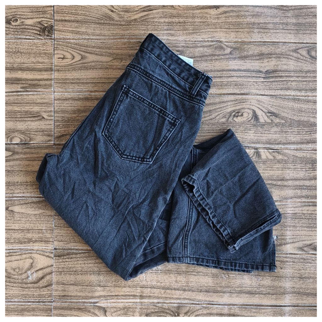 LONGPANT JEANS WARNA ABUTUA MUSINSA STANDAR HW BAGGY LOOSE SIZE-27 YRHIM8